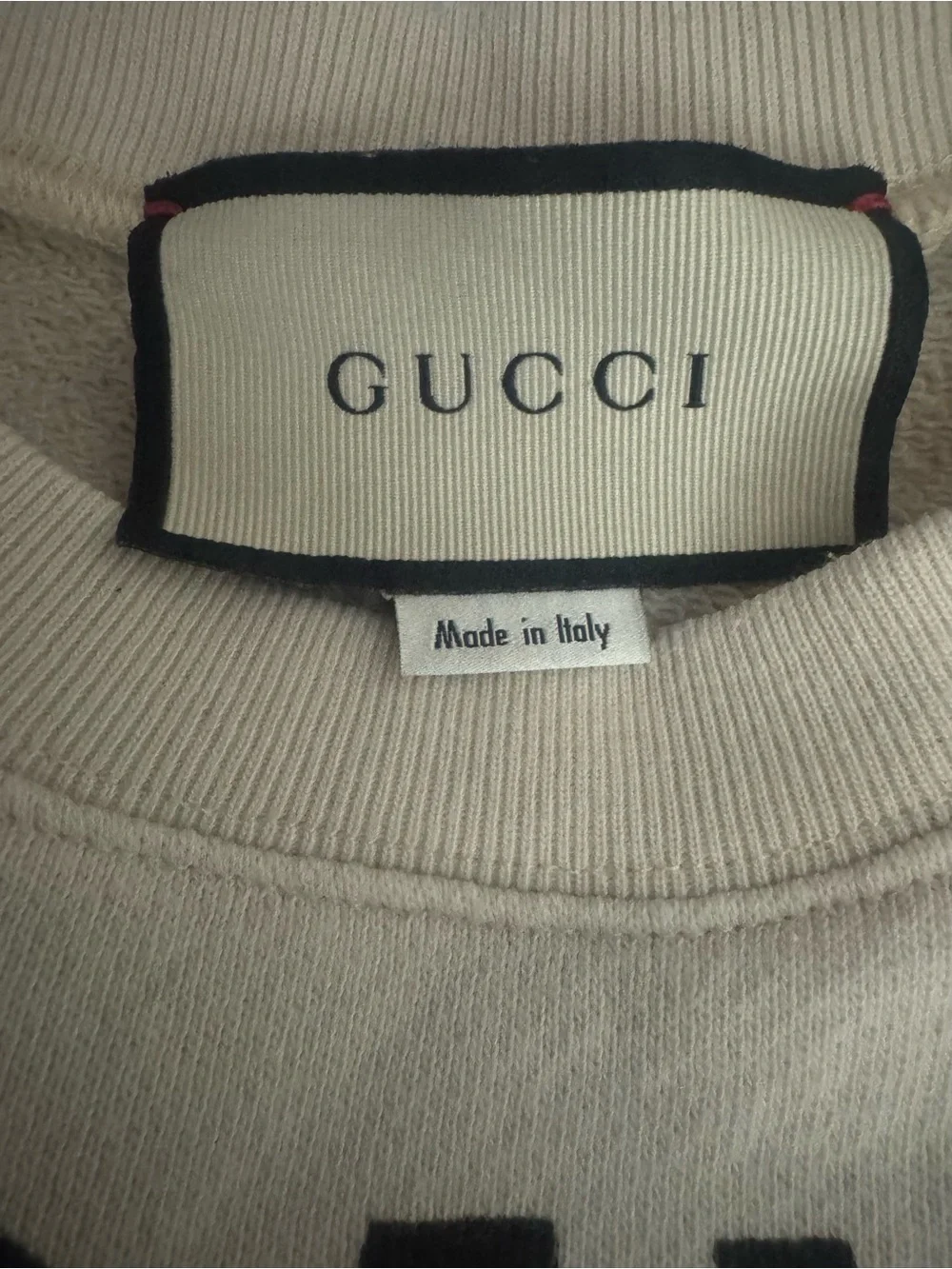 Gucci “Soave Amore” sweatshirt M